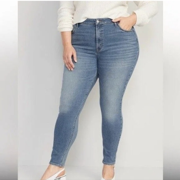 Old Navy Rockstar Jeans Super Skinny High Rise Secret-Slim Pockets NWT + Size 30 - Picture 13 of 14